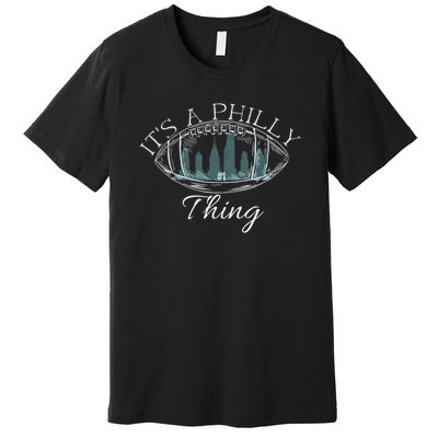 It's A Philly Thing Eagles Football Distressed Retro Premium T-Shirt