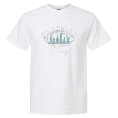 It's A Philly Thing Eagles Football Distressed Retro Garment-Dyed Heavyweight T-Shirt