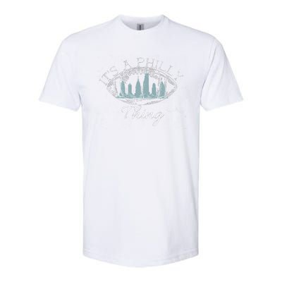 It's A Philly Thing Eagles Football Distressed Retro Softstyle® CVC T-Shirt