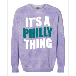 It's A Philly Thing Football Fan Colorblast Crewneck Sweatshirt