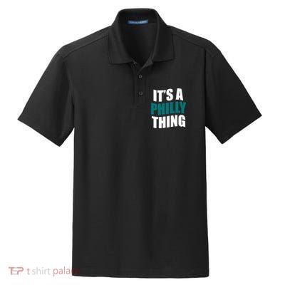 It's A Philly Thing Football Fan Dry Zone Grid Polo