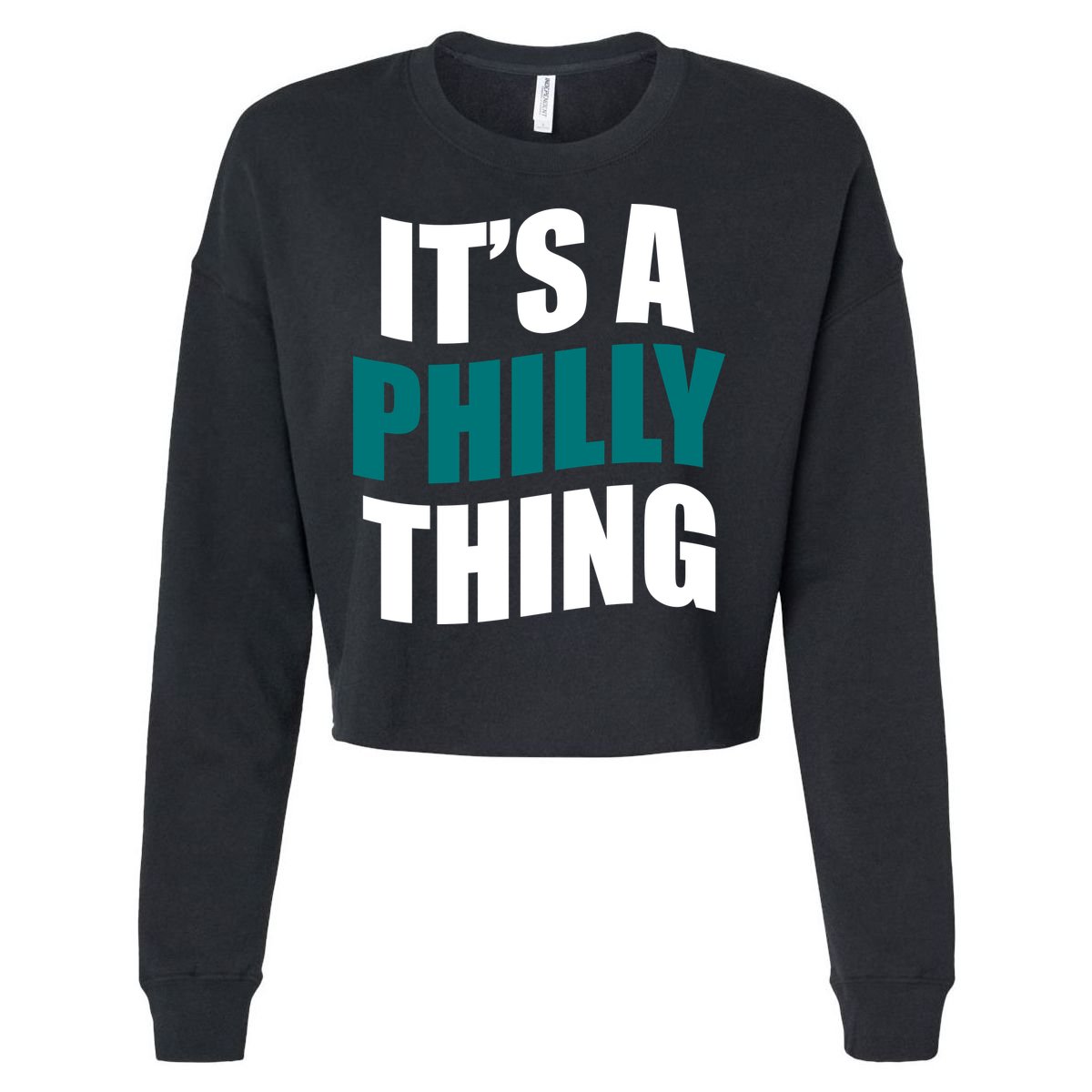 It's A Philly Thing Football Fan Cropped Pullover Crew