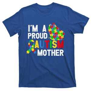 I'am A Proud Autism Mother Of A Warrior Gift T-Shirt