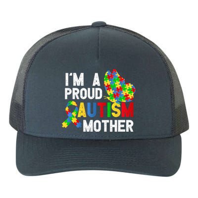 I'am A Proud Autism Mother Of A Warrior Gift Yupoong Adult 5-Panel Trucker Hat