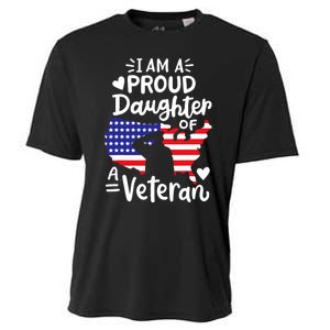 IM A Proud Daughter Of A Veteran FatherS Day Girl Cooling Performance Crew T-Shirt