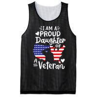 IM A Proud Daughter Of A Veteran FatherS Day Girl Mesh Reversible Basketball Jersey Tank