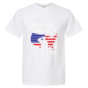 IM A Proud Daughter Of A Veteran FatherS Day Girl Garment-Dyed Heavyweight T-Shirt