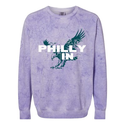 IT'S A PHILLY THING  Its A Philadelphia Thing Fan Colorblast Crewneck Sweatshirt