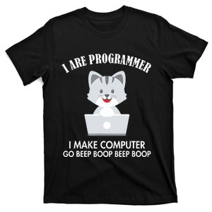 I Are Programmer Cat Engineer Full Stack Software Developer T-Shirt