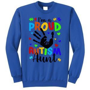 I'm A Proud Autism Aunt Autism Awareness Gift Sweatshirt