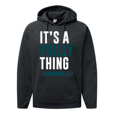 It's A Philly Thing Its A Philly Thing Philadelphia Football Performance Fleece Hoodie