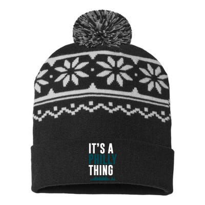 It's A Philly Thing Its A Philly Thing Philadelphia Football USA-Made Snowflake Beanie