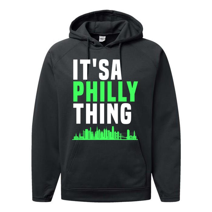 It's A Philly Thing Its A Philly Thing Philadelphia Football Performance Fleece Hoodie