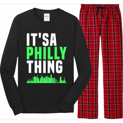 It's A Philly Thing Its A Philly Thing Philadelphia Football Long Sleeve Pajama Set