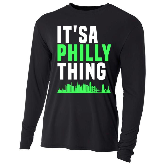 It's A Philly Thing Its A Philly Thing Philadelphia Football Cooling Performance Long Sleeve Crew