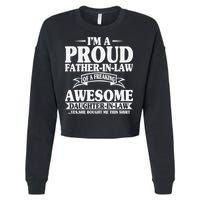 I’m A Proud Father In Law Of A Freaking Awesome Cropped Pullover Crew