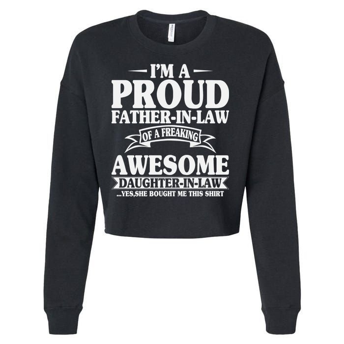 I’m A Proud Father In Law Of A Freaking Awesome Cropped Pullover Crew