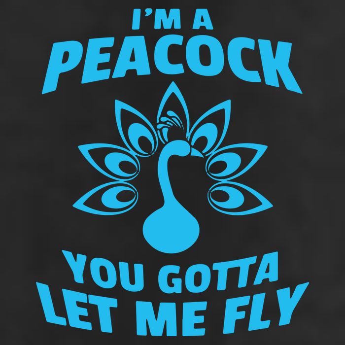 I'm A Peacock You Gotta Let Me Fly Golf Towel
