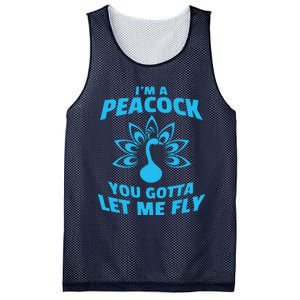 I'm A Peacock You Gotta Let Me Fly Mesh Reversible Basketball Jersey Tank