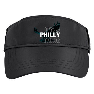 It's A Philly Thing Football Fan Adult Drive Performance Visor