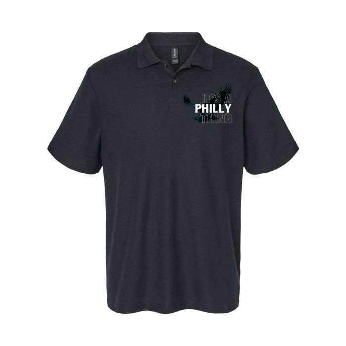 It's A Philly Thing Football Fan Softstyle Adult Sport Polo