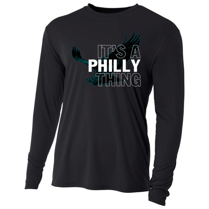 It's A Philly Thing Football Fan Cooling Performance Long Sleeve Crew