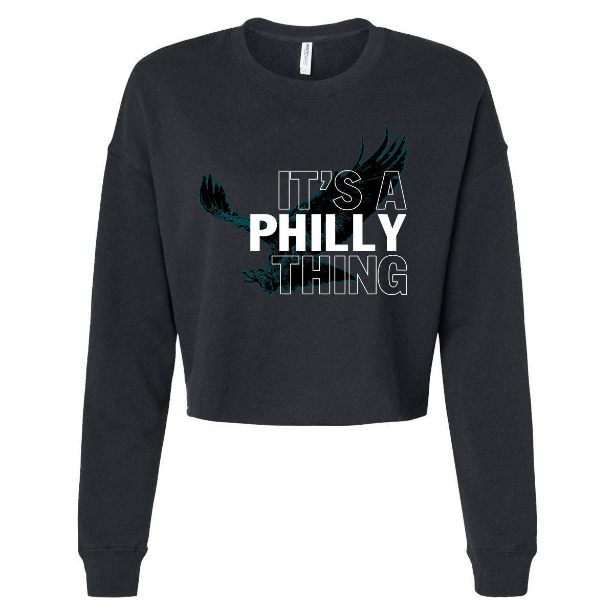 It's A Philly Thing Football Fan Cropped Pullover Crew