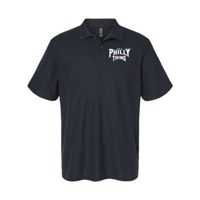 It's A Philly Thing Philadelphia Fan Softstyle Adult Sport Polo