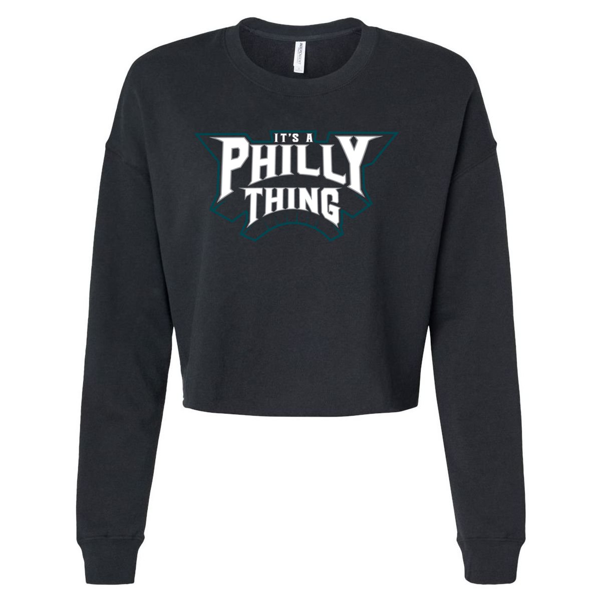 It's A Philly Thing Philadelphia Fan Cropped Pullover Crew