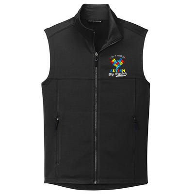 I'm A Proud Big Brother Autism Awareness Autistic Siblings Collective Smooth Fleece Vest