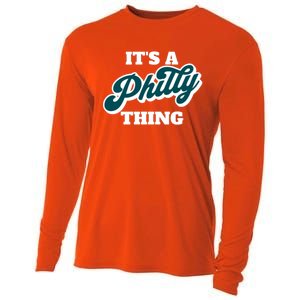 It's A Philly Thing Its A Philly Thing Philadelphia Football Cooling Performance Long Sleeve Crew