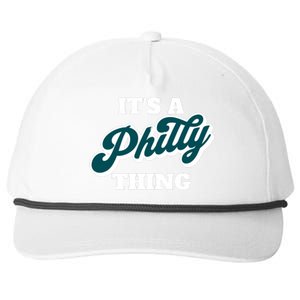 It's A Philly Thing Its A Philly Thing Philadelphia Football Snapback Five-Panel Rope Hat