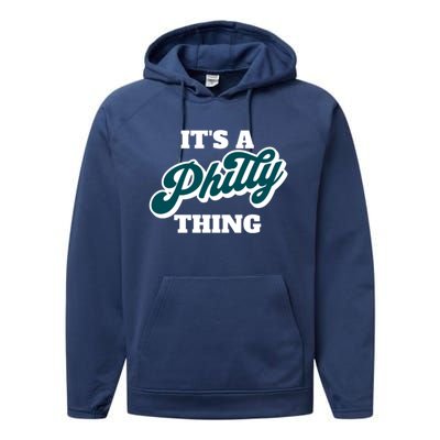 It's A Philly Thing Its A Philly Thing Philadelphia Football Performance Fleece Hoodie