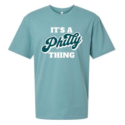 It's A Philly Thing Its A Philly Thing Philadelphia Football Sueded Cloud Jersey T-Shirt