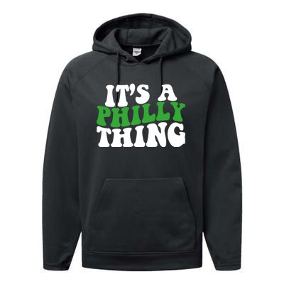 It's A Philly Thing Its A Philly Thing Philadelphia Football Performance Fleece Hoodie