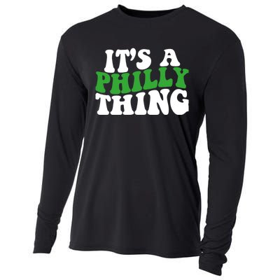 It's A Philly Thing Its A Philly Thing Philadelphia Football Cooling Performance Long Sleeve Crew