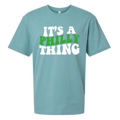 It's A Philly Thing Its A Philly Thing Philadelphia Football Sueded Cloud Jersey T-Shirt