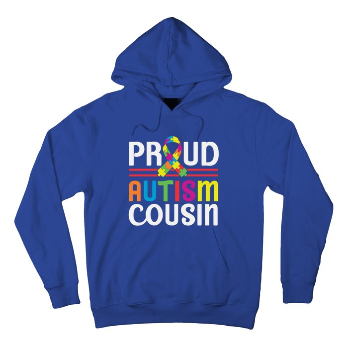 I'm A Proud Autism Cousin Gift Autism Awareness Great Gift Hoodie