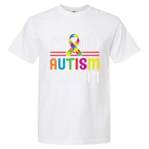 I'm A Proud Autism Cousin Gift Autism Awareness Great Gift Garment-Dyed Heavyweight T-Shirt