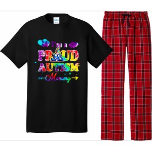 I'm A Proud Autism Mommy Tie Dye Gnome Meaningful Gift Pajama Set