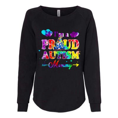 I'm A Proud Autism Mommy Tie Dye Gnome Meaningful Gift Womens California Wash Sweatshirt