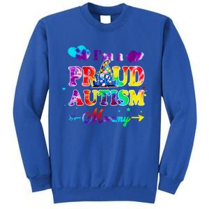 I'm A Proud Autism Mommy Tie Dye Gnome Meaningful Gift Sweatshirt