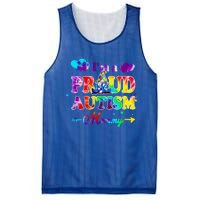 I'm A Proud Autism Mommy Tie Dye Gnome Meaningful Gift Mesh Reversible Basketball Jersey Tank