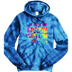 I'm A Proud Autism Mommy Tie Dye Gnome Meaningful Gift Tie Dye Hoodie