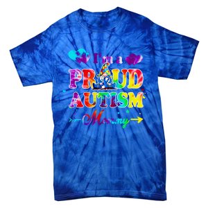 I'm A Proud Autism Mommy Tie Dye Gnome Meaningful Gift Tie-Dye T-Shirt