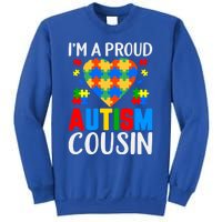 I'm A Proud Autism Cousin Autism Gift Sweatshirt