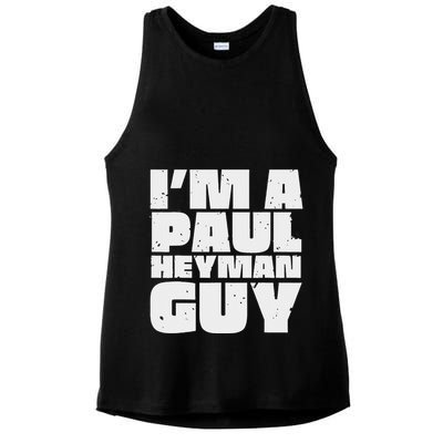 Im A Paul Meme Heyman Guy Ladies PosiCharge Tri-Blend Wicking Tank