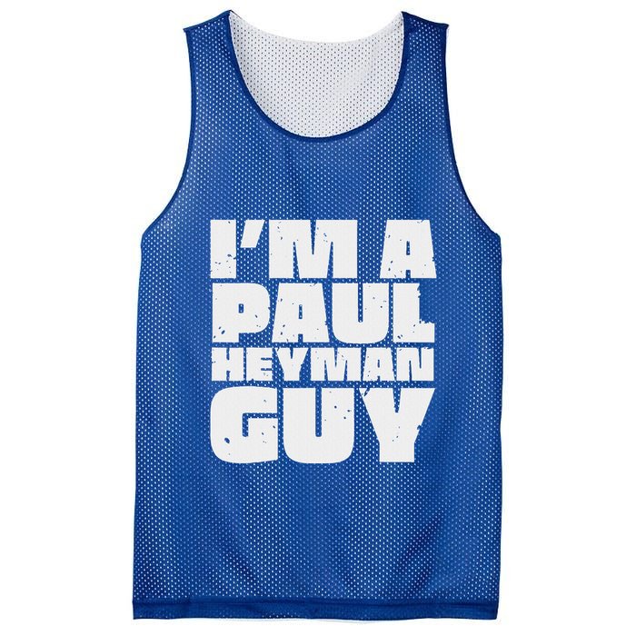 Im A Paul Meme Heyman Guy Mesh Reversible Basketball Jersey Tank