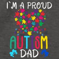I'm A Proud Autism Dad Gift Autism Awareness Great Gift Vector Backpack