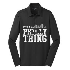 It's A Philly Philly Thing Funny Novelty Silk Touch Performance Long Sleeve Polo